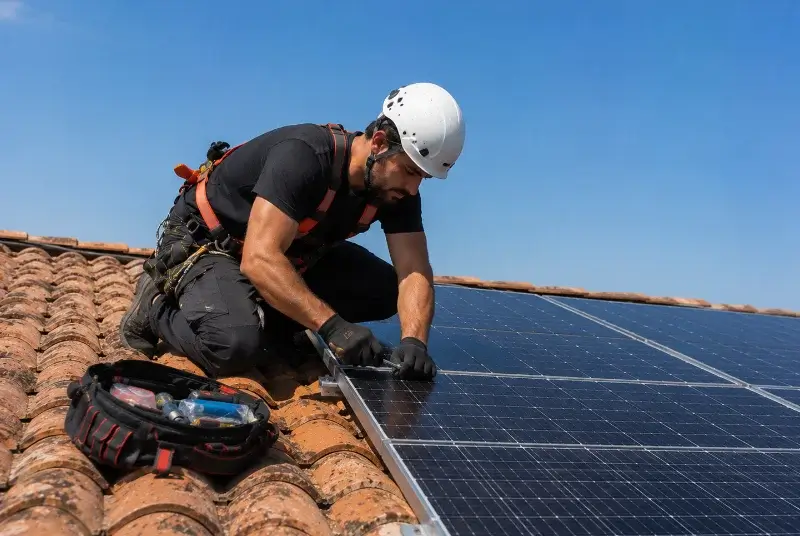 Maintenance et monitoring de panneaux solaires à Allonnes